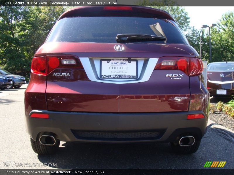 Basque Red Pearl / Taupe 2010 Acura RDX SH-AWD Technology