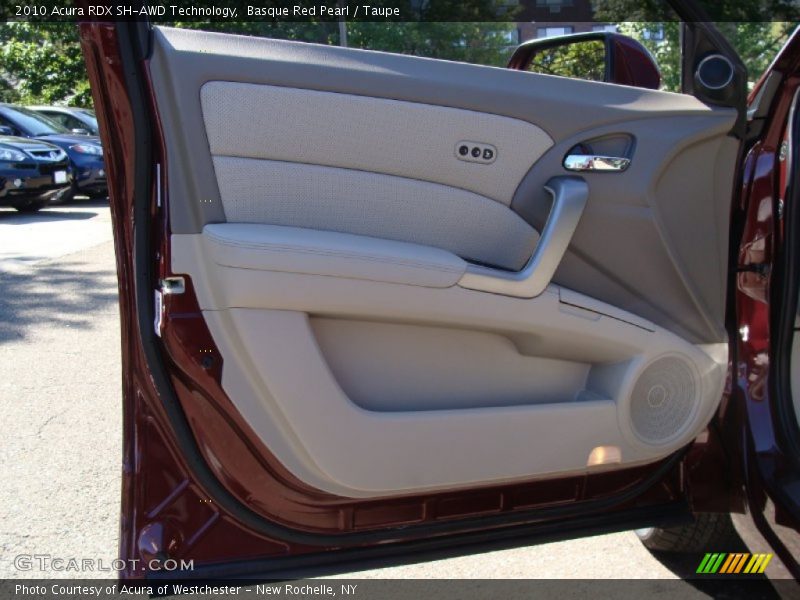 Basque Red Pearl / Taupe 2010 Acura RDX SH-AWD Technology