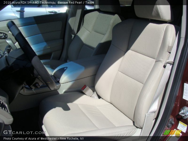 Basque Red Pearl / Taupe 2010 Acura RDX SH-AWD Technology