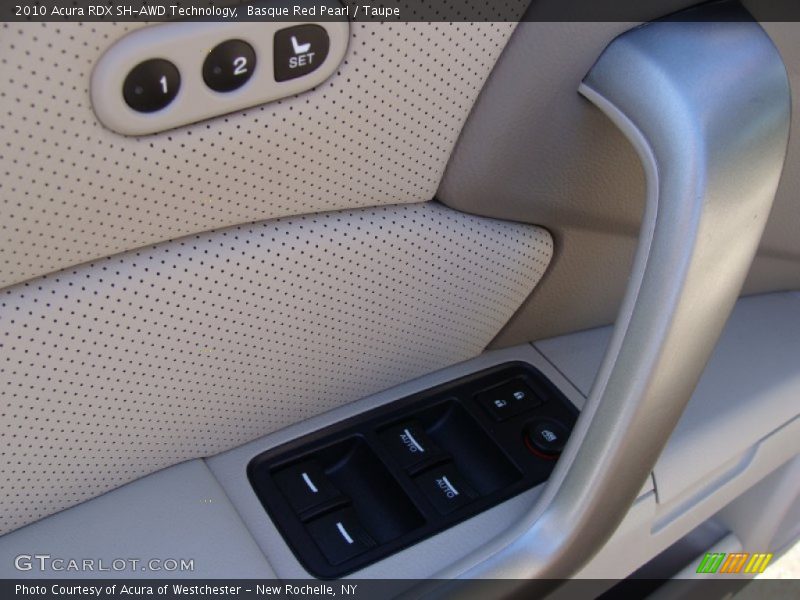 Basque Red Pearl / Taupe 2010 Acura RDX SH-AWD Technology