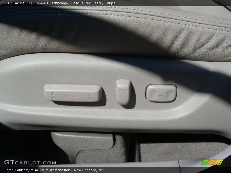 Basque Red Pearl / Taupe 2010 Acura RDX SH-AWD Technology