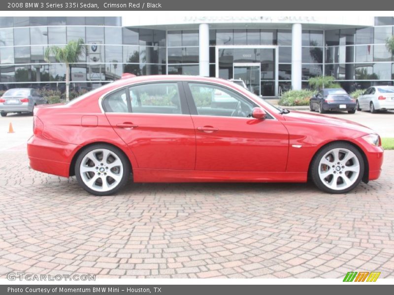 Crimson Red / Black 2008 BMW 3 Series 335i Sedan