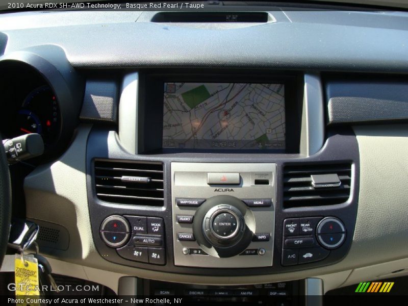 Basque Red Pearl / Taupe 2010 Acura RDX SH-AWD Technology