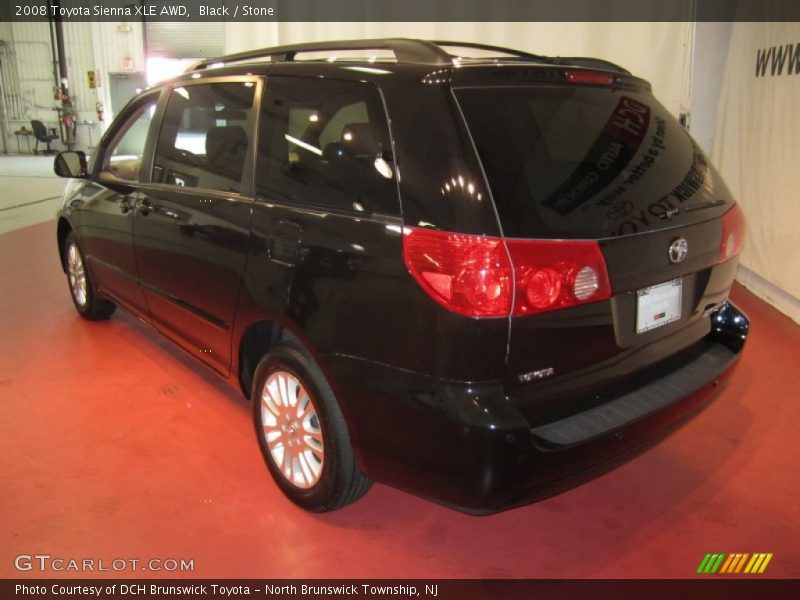 Black / Stone 2008 Toyota Sienna XLE AWD