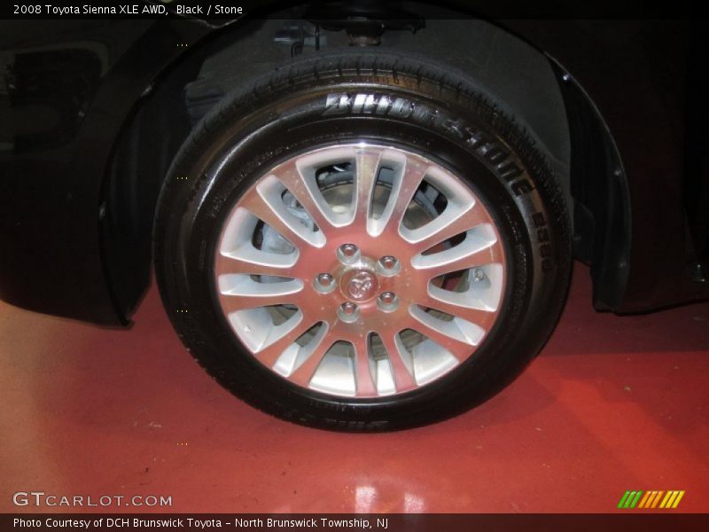 Black / Stone 2008 Toyota Sienna XLE AWD