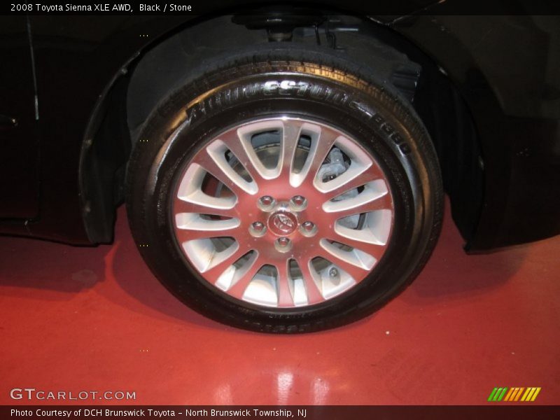 Black / Stone 2008 Toyota Sienna XLE AWD