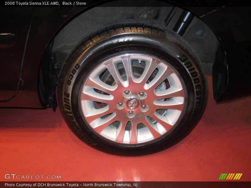 Black / Stone 2008 Toyota Sienna XLE AWD