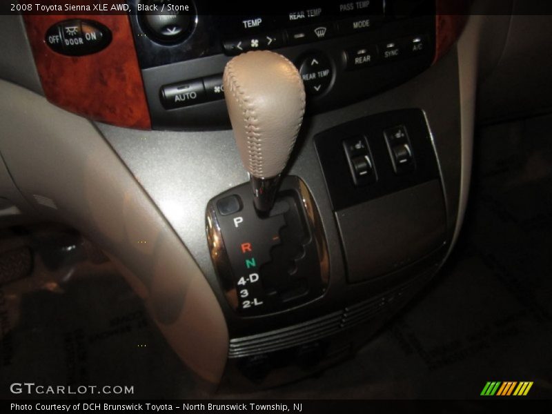 Black / Stone 2008 Toyota Sienna XLE AWD