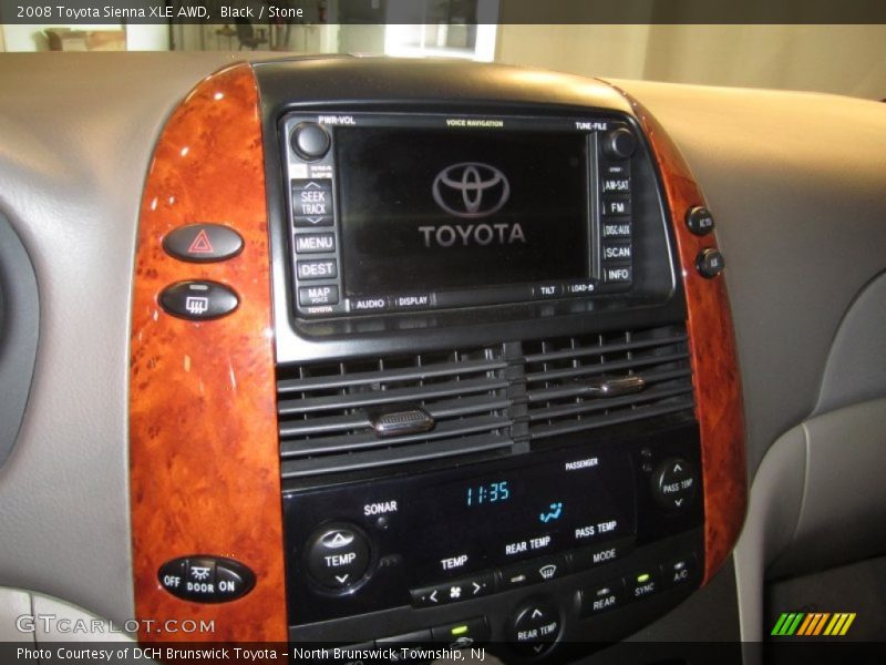 Black / Stone 2008 Toyota Sienna XLE AWD