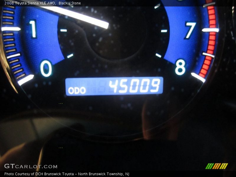 Black / Stone 2008 Toyota Sienna XLE AWD