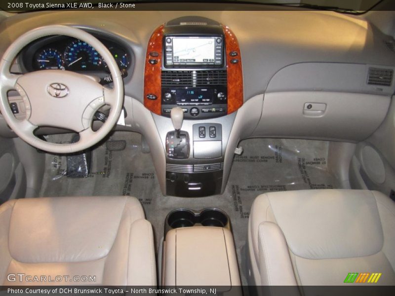 Black / Stone 2008 Toyota Sienna XLE AWD