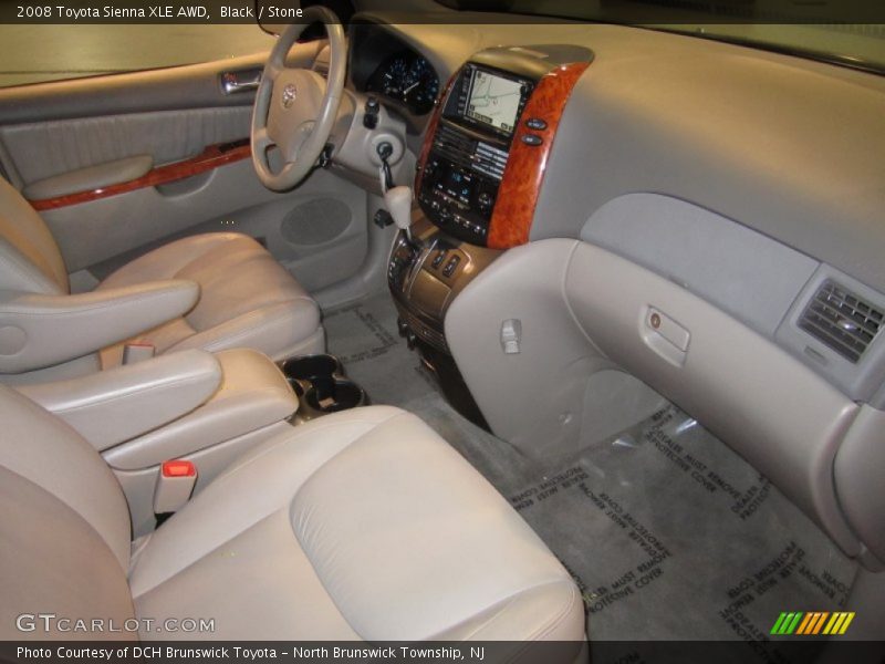 Black / Stone 2008 Toyota Sienna XLE AWD