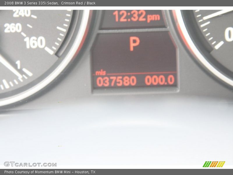 Crimson Red / Black 2008 BMW 3 Series 335i Sedan
