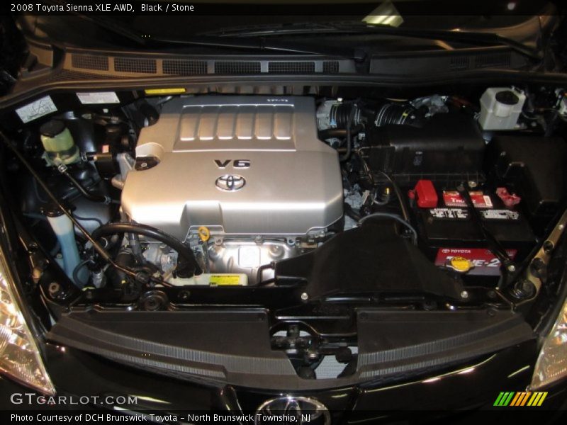 Black / Stone 2008 Toyota Sienna XLE AWD