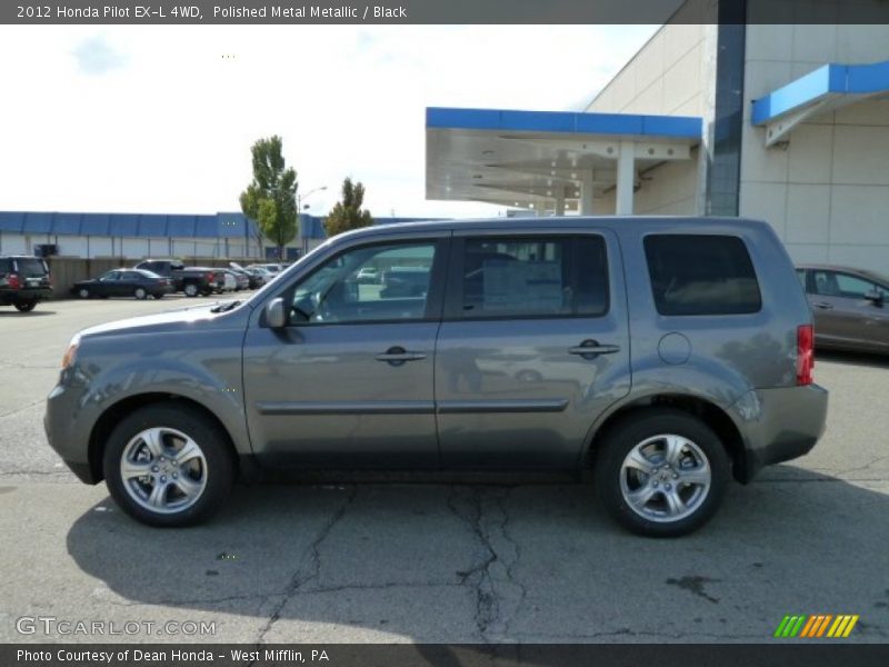 Polished Metal Metallic / Black 2012 Honda Pilot EX-L 4WD