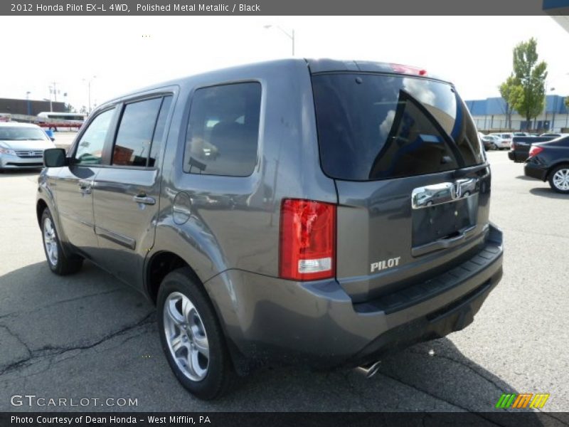 Polished Metal Metallic / Black 2012 Honda Pilot EX-L 4WD