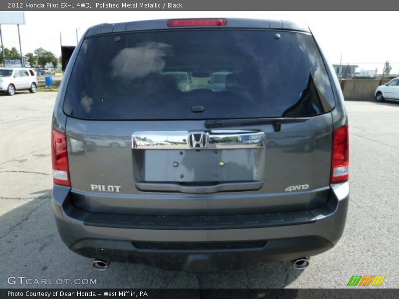 Polished Metal Metallic / Black 2012 Honda Pilot EX-L 4WD