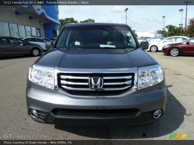 Polished Metal Metallic / Black 2012 Honda Pilot EX-L 4WD