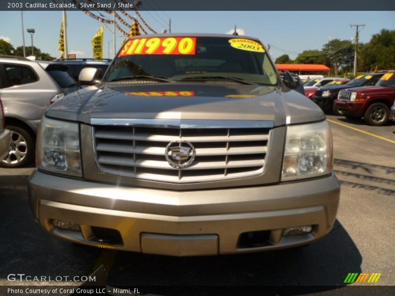 Silver Sand / Shale 2003 Cadillac Escalade
