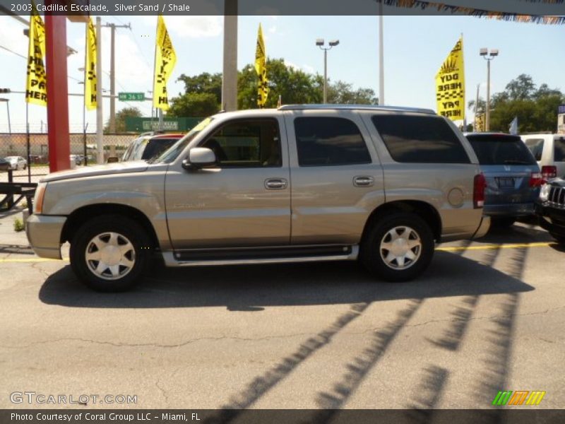 Silver Sand / Shale 2003 Cadillac Escalade