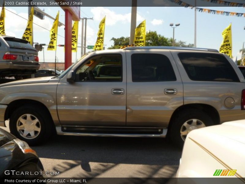 Silver Sand / Shale 2003 Cadillac Escalade