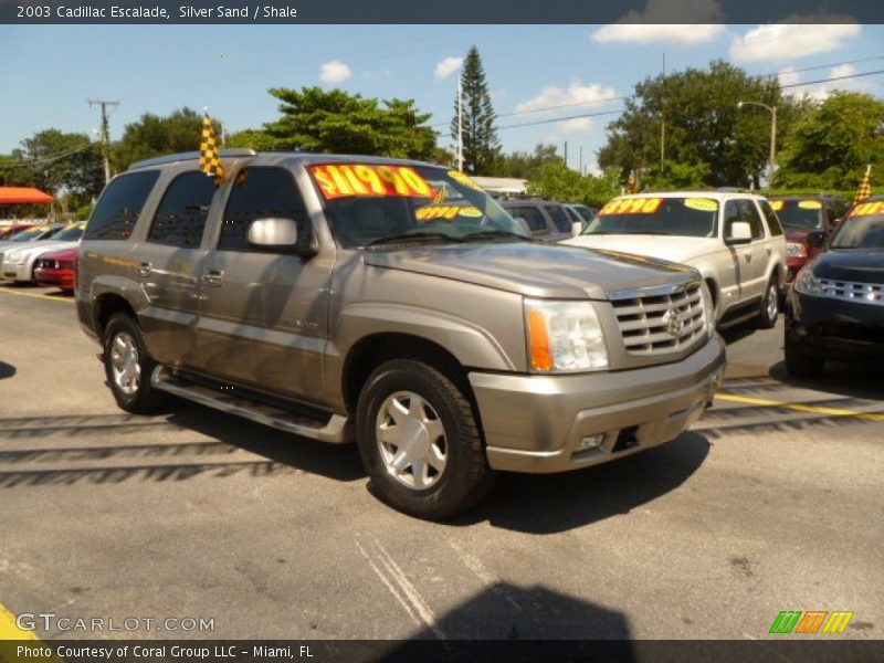 Silver Sand / Shale 2003 Cadillac Escalade