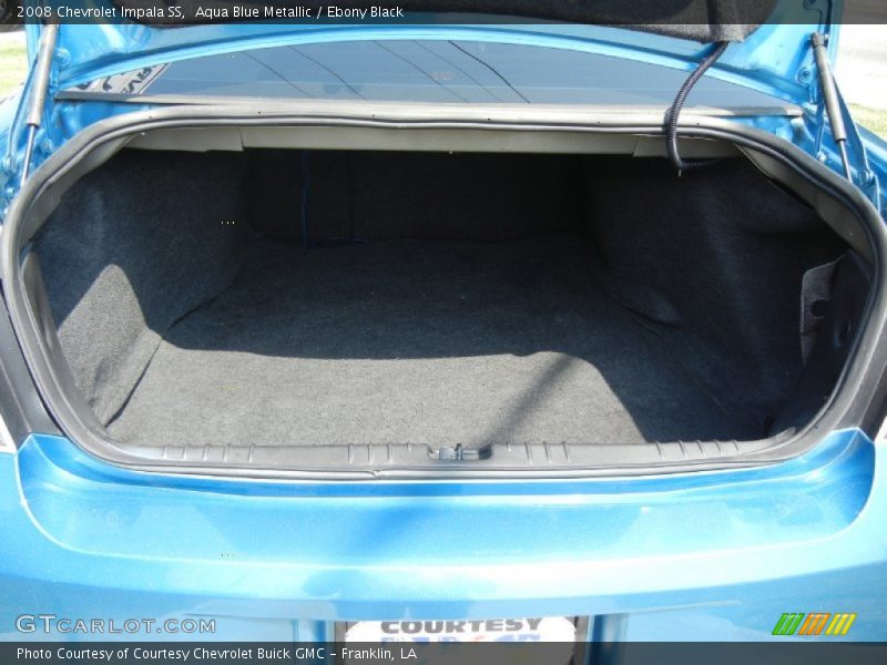 Aqua Blue Metallic / Ebony Black 2008 Chevrolet Impala SS