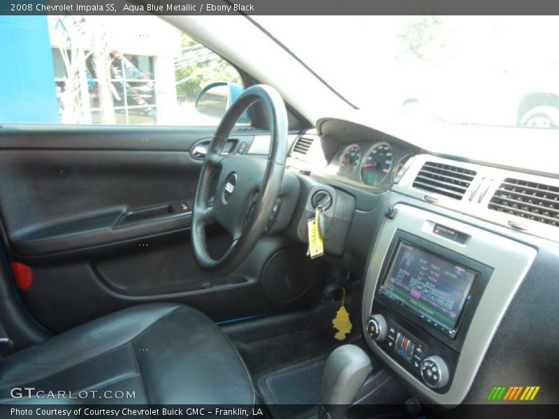 Aqua Blue Metallic / Ebony Black 2008 Chevrolet Impala SS