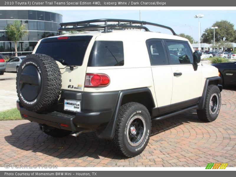 Iceberg White / Dark Charcoal/Beige 2010 Toyota FJ Cruiser Trail Teams Special Edition 4WD