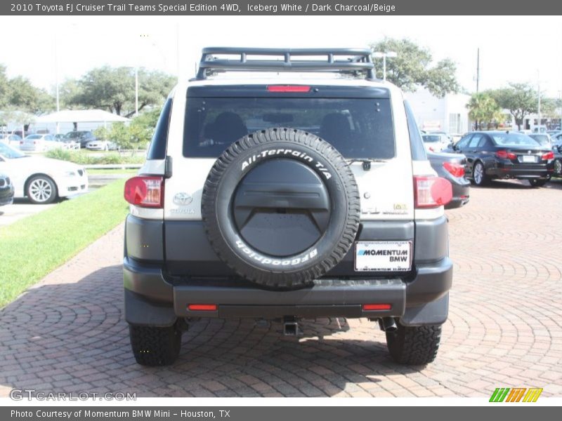 Iceberg White / Dark Charcoal/Beige 2010 Toyota FJ Cruiser Trail Teams Special Edition 4WD