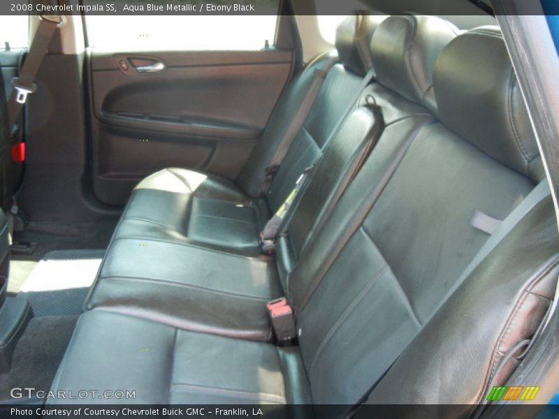 Aqua Blue Metallic / Ebony Black 2008 Chevrolet Impala SS