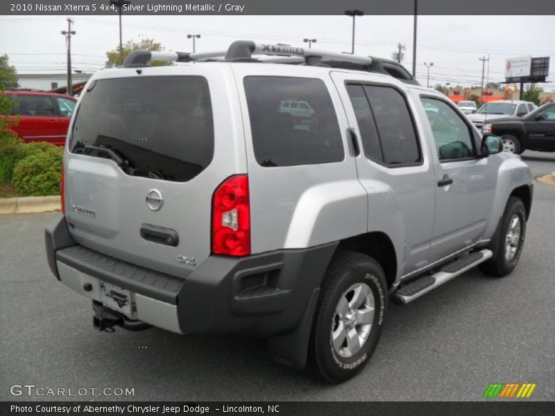 Silver Lightning Metallic / Gray 2010 Nissan Xterra S 4x4