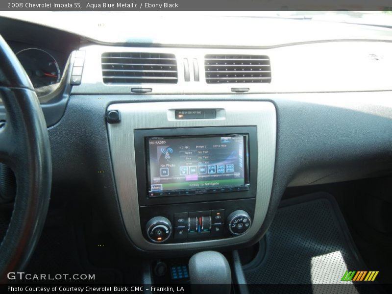 Aqua Blue Metallic / Ebony Black 2008 Chevrolet Impala SS