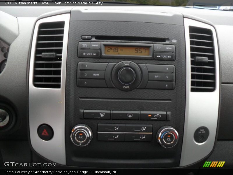 Silver Lightning Metallic / Gray 2010 Nissan Xterra S 4x4