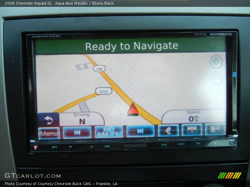 Navigation of 2008 Impala SS