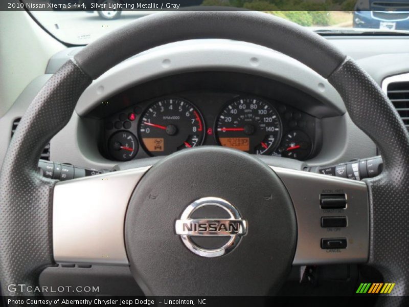 Silver Lightning Metallic / Gray 2010 Nissan Xterra S 4x4