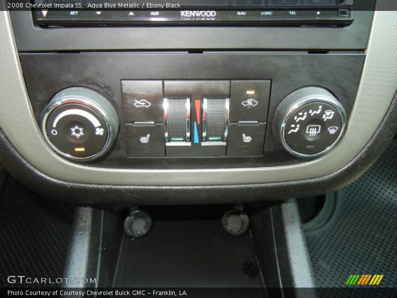 Aqua Blue Metallic / Ebony Black 2008 Chevrolet Impala SS