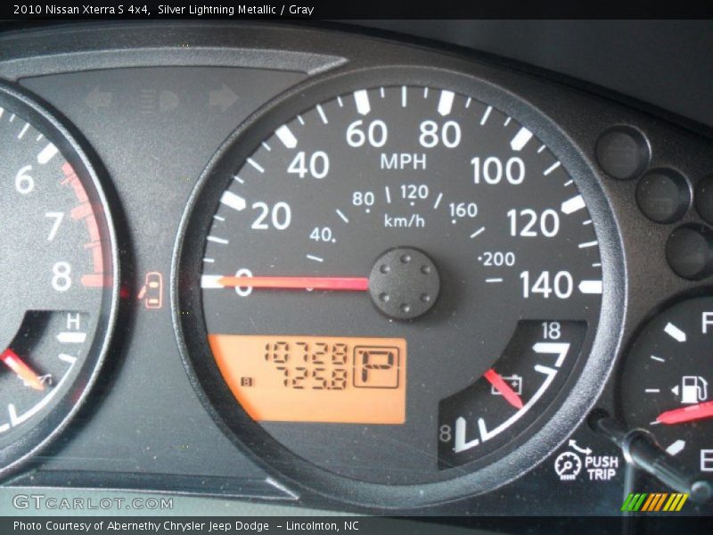 Silver Lightning Metallic / Gray 2010 Nissan Xterra S 4x4