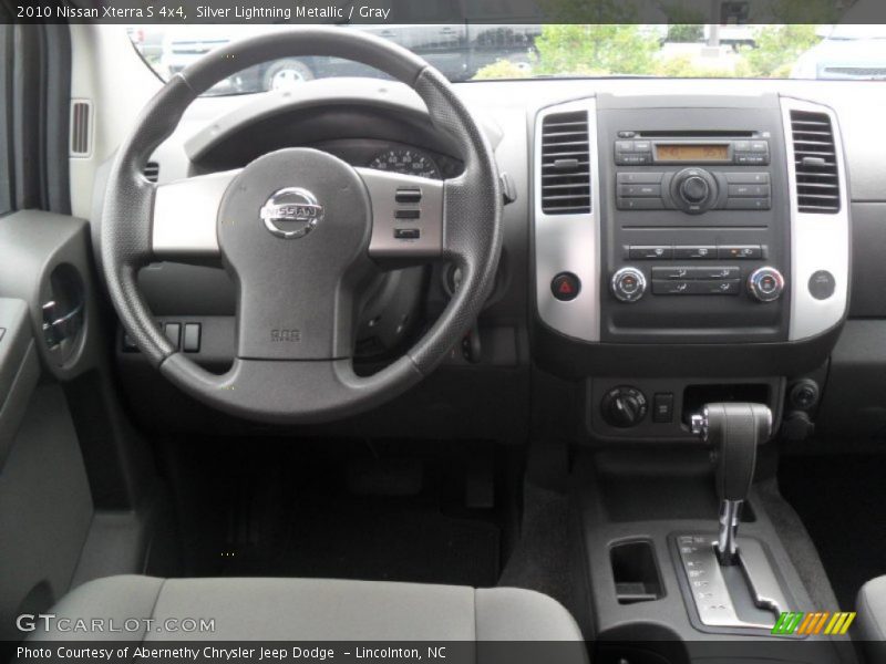 Silver Lightning Metallic / Gray 2010 Nissan Xterra S 4x4