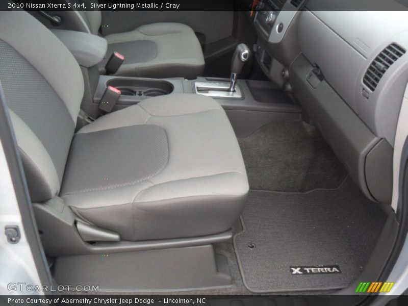 Silver Lightning Metallic / Gray 2010 Nissan Xterra S 4x4