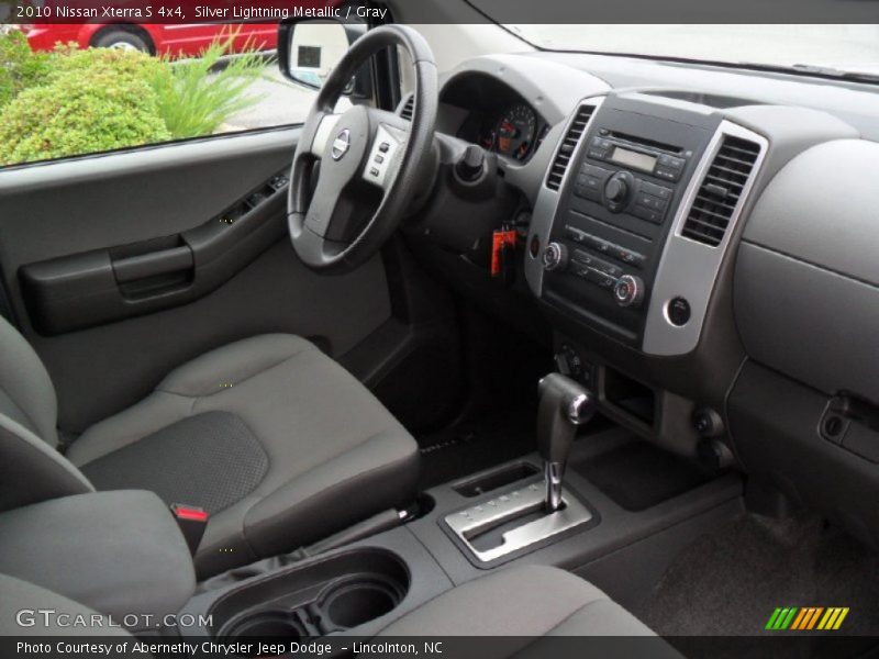 Silver Lightning Metallic / Gray 2010 Nissan Xterra S 4x4
