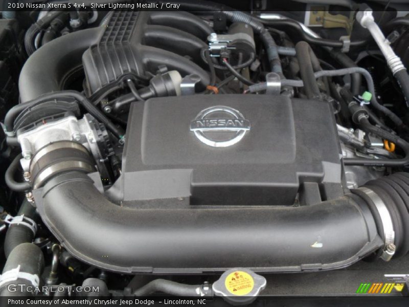 Silver Lightning Metallic / Gray 2010 Nissan Xterra S 4x4
