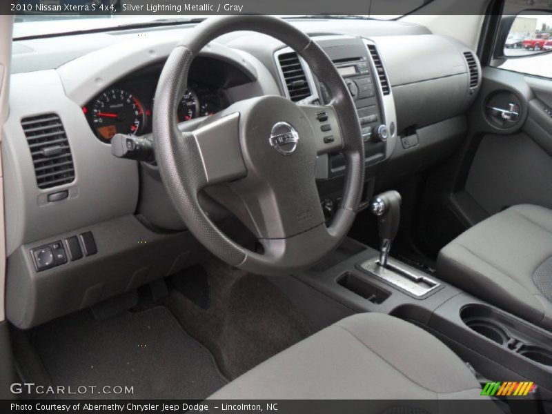 Silver Lightning Metallic / Gray 2010 Nissan Xterra S 4x4