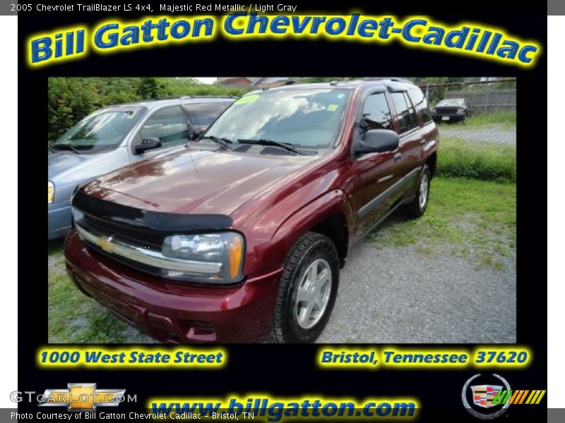 Majestic Red Metallic / Light Gray 2005 Chevrolet TrailBlazer LS 4x4