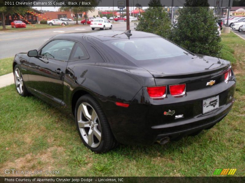Black / Black 2011 Chevrolet Camaro SS Coupe
