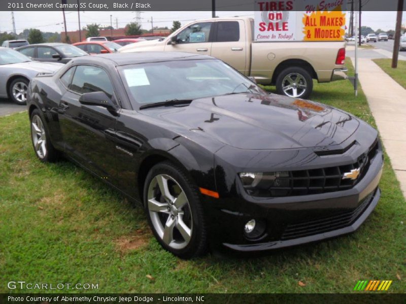 Black / Black 2011 Chevrolet Camaro SS Coupe