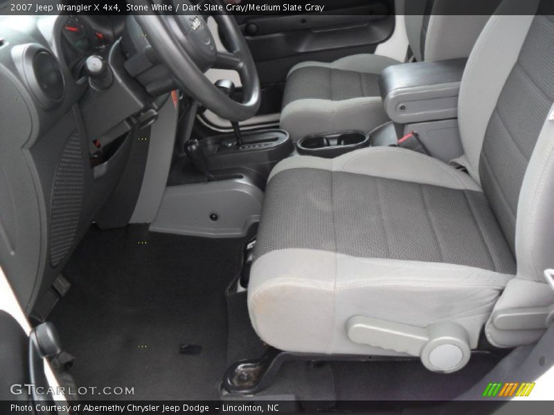 Stone White / Dark Slate Gray/Medium Slate Gray 2007 Jeep Wrangler X 4x4