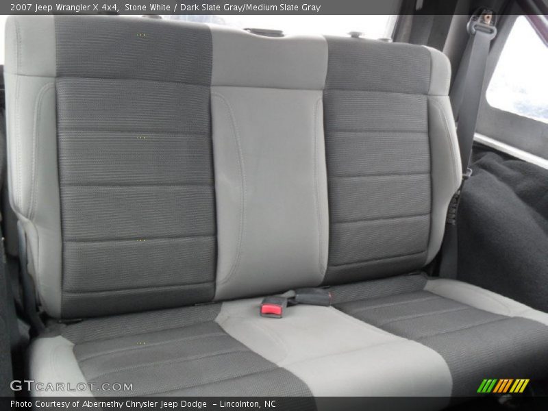 Stone White / Dark Slate Gray/Medium Slate Gray 2007 Jeep Wrangler X 4x4