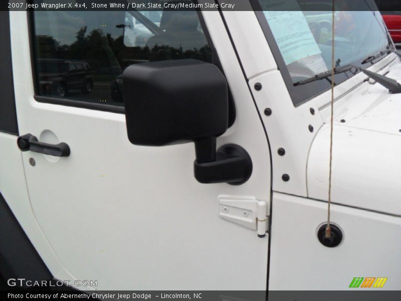 Stone White / Dark Slate Gray/Medium Slate Gray 2007 Jeep Wrangler X 4x4