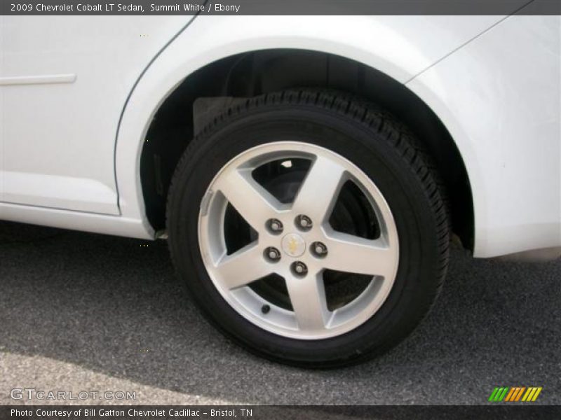 Summit White / Ebony 2009 Chevrolet Cobalt LT Sedan